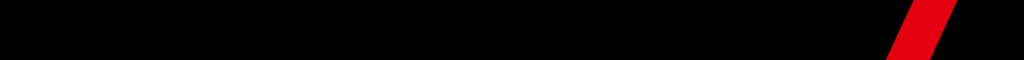 Minimalist Black Banner with Red Slash